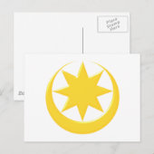 Symbol Astarte Ishtar Postkarte (Vorne/Hinten)