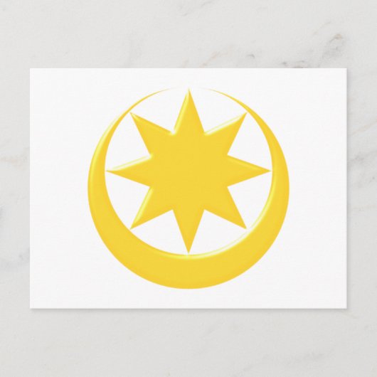 Symbol Astarte Ishtar Postkarte (Vorderseite)