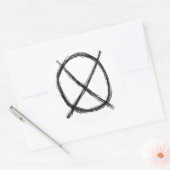 Symbol-Aufkleber Runder Aufkleber (Umschlag)
