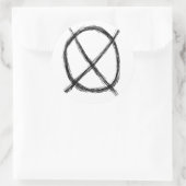 Symbol-Aufkleber Runder Aufkleber (Tasche)