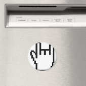 Symbol aus schwarzem Metall Magnet (In Situ (Geschirrspüler))