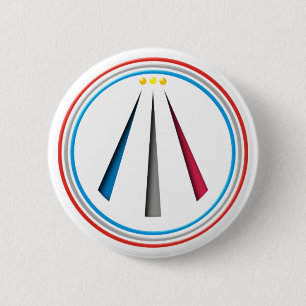 Symbol Awen Neo Druiden Barden Button