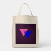 Symbol Bisexualität Tragetasche (Rückseite)