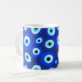 Symbol Blau und Weiß Kaffeetasse (Vorderseite Links)