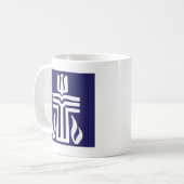 Symbol-bluewhite Kaffeetasse (Vorderseite Links)