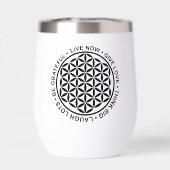 Symbol Blume des Lebens - Lebensregeln 1 (Rückseite)