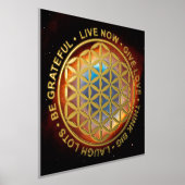 Symbol Blume des Lebens - Lebensregeln 1 Foliendrucke (Ablage )