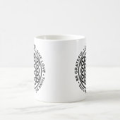 Symbol Blume des Lebens - Lebensregeln 1 Kaffeetasse (Mittel)