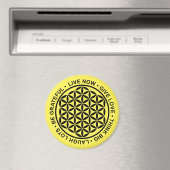 Symbol Blume des Lebens - Lebensregeln 1 Magnet (In Situ (Geschirrspüler))