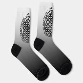 Symbol Blume des Lebens - Lebensregeln 1 Socken (Rechts)