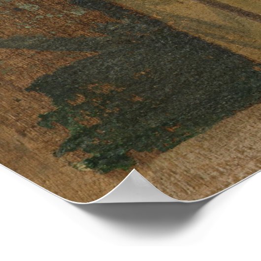 Symbol, das Abbott Mena mit Christus darstellt Poster (Ecke)