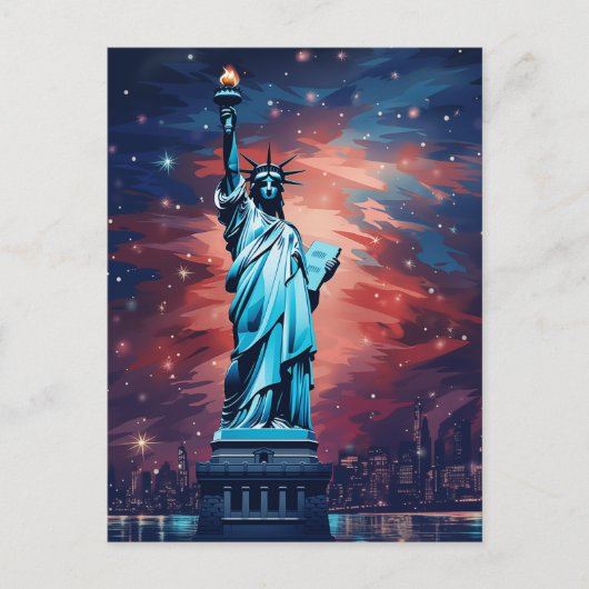 Symbol der amerikanischen Unabhängigkeit #2 Postkarte (Vorderseite)