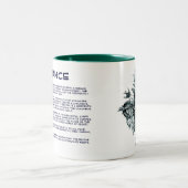 Symbol der Balancen-Tasse Zweifarbige Tasse (Mittel)