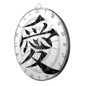 Symbol der chinesischen Liebe Dartscheibe (Vorderseite rechts)