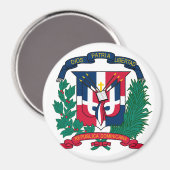 Symbol der Dominikanischen Republik Magnet (Vorderseite/Rückseite)