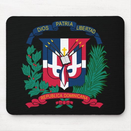 Symbol der Dominikanischen Republik Mousepad (Vorne)