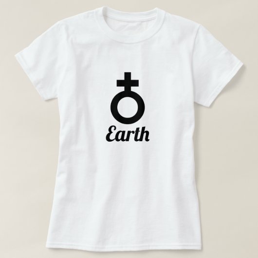 Symbol der Erde T-Shirt (Design vorne)