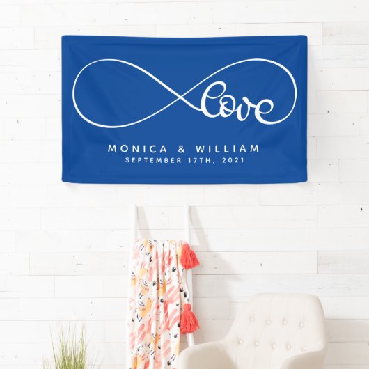 Symbol der ewigen Liebe | Name und Datum hinzufüge Banner (Insitu)