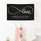 Symbol der ewigen Liebe | Name und Datum hinzufüge Banner (Insitu)