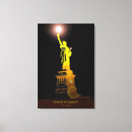 Symbol der Freiheit: Freiheitsstatue Canvas Print Leinwanddruck