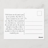 Symbol der Freiheit - Postkarte (Rückseite)