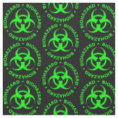 Symbol der grünen und schwarzen Biogefährdung Stoff (Nahaufnahme)