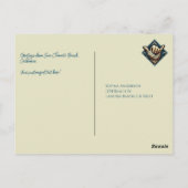 Symbol der Hand Postkarte (Rückseite)