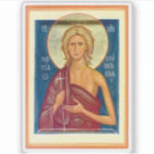 Symbol der heiligen Maria in Ägypten Aufkleber (Vorderseite)