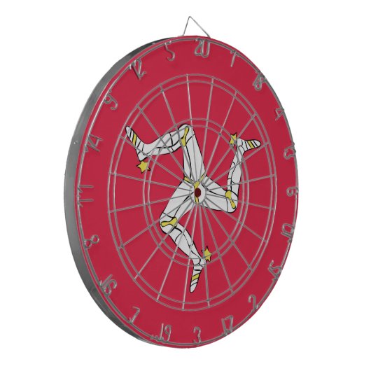 Symbol der Isle of Man Dartscheibe (Vorderseite Links)
