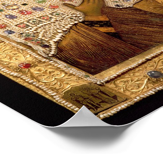 Symbol der Jungfrau, Kloster Smolenskaja Poster (Ecke)