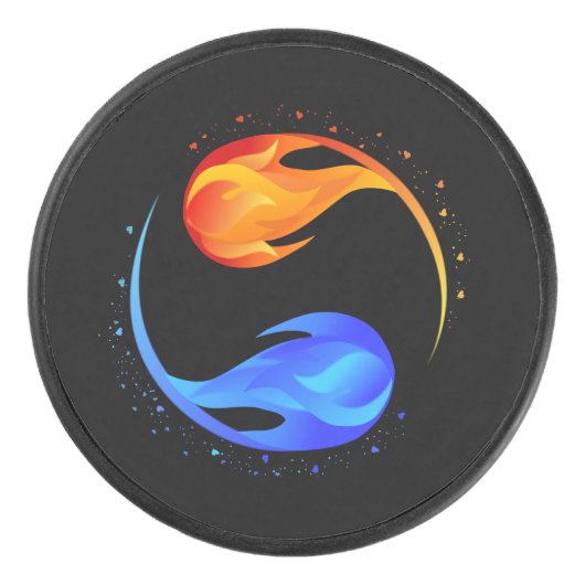 Symbol der Liebe- Eishockey Puck (Vorderseite)