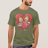 Symbol der Liebe T-Shirt (Vorderseite)