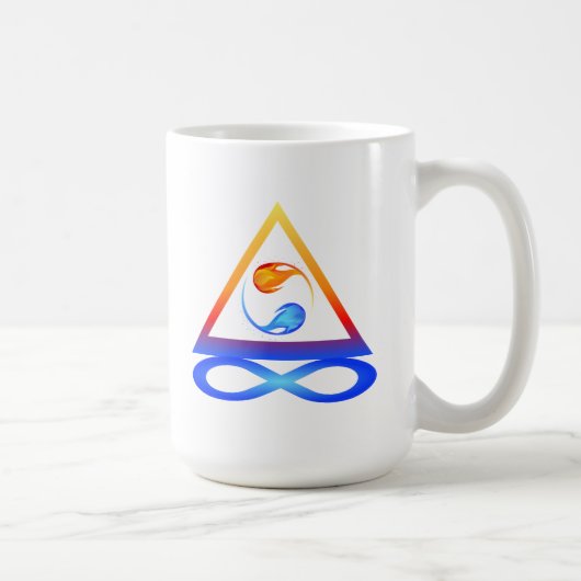 Symbol der Liebe-Zwillingsflamme Kaffeetasse (Rechts)