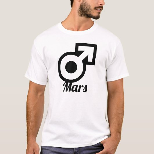 Symbol der Mars T-Shirt (Vorderseite)