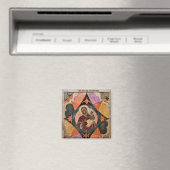 Symbol der Mutter Gottes des brennenden Bush Magnet (In Situ (Geschirrspüler))