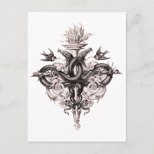 Symbol der Postkarte (Vorderseite)