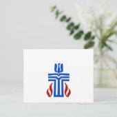 Symbol der Presbyterianischen Religion Postkarte (Stehend Vorderseite)