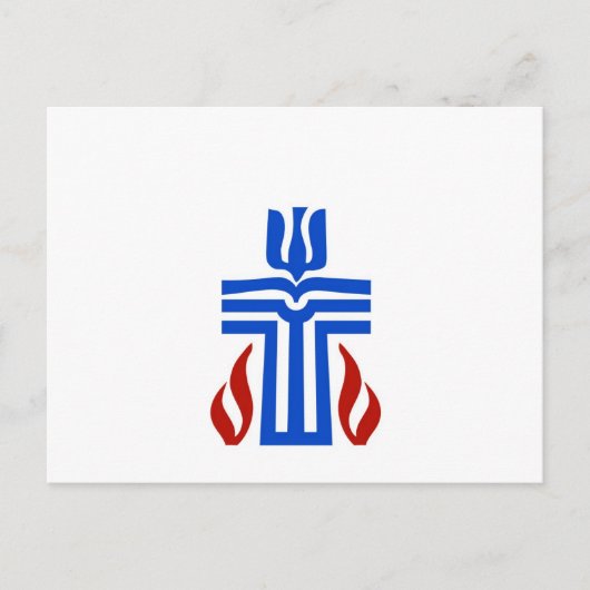 Symbol der Presbyterianischen Religion Postkarte (Vorderseite)