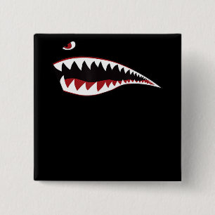 Symbol der "Shark Mouth Art" - Geschenk für den Ob Button