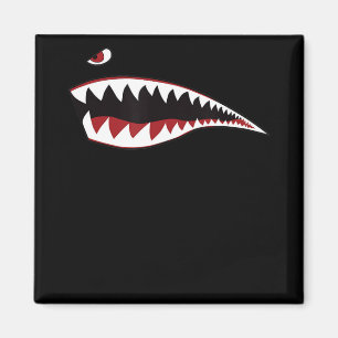 Symbol der "Shark Mouth Art" - Geschenk für den Ob Magnet
