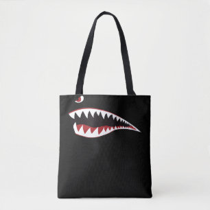 Symbol der "Shark Mouth Art" - Geschenk für den Ob Tasche