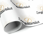 Symbol der Sternexplosion Sagittarius Geschenkpapier (Rolleneckpunkt)