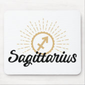 Symbol der Sternexplosion Sagittarius Mousepad (Vorne)