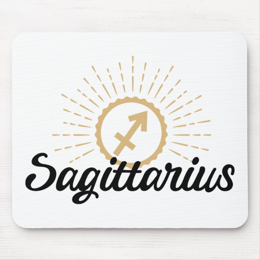 Symbol der Sternexplosion Sagittarius Mousepad (Vorne)