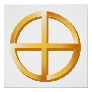 Symbol der systemeigenen Spiritualität Poster