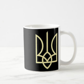 Symbol der Ukraine-Armee Trident Mitte Ukrainisch Kaffeetasse