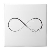 Symbol der Unendlichkeit Fliese (Vorderseite)