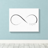 Symbol der Unendlichkeit Leinwanddruck (Insitu (Holzboden))