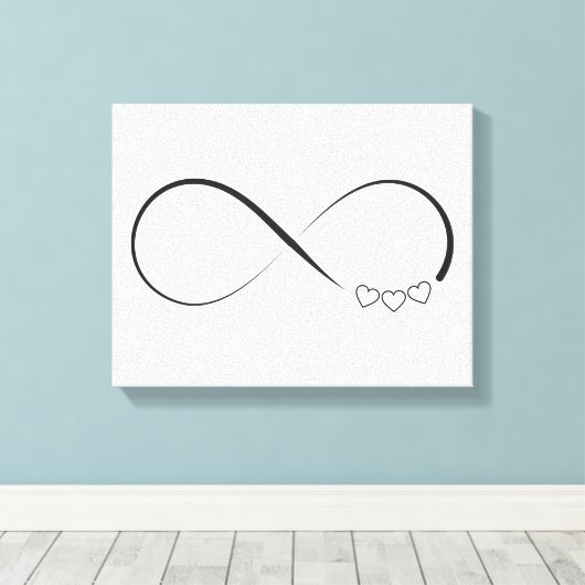 Symbol der Unendlichkeit Leinwanddruck (Insitu (Holzboden))