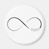 Symbol der Unendlichkeit Magnet (Vorne)